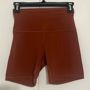 Lululemon Women’s Biker Shorts - Burnt Orange